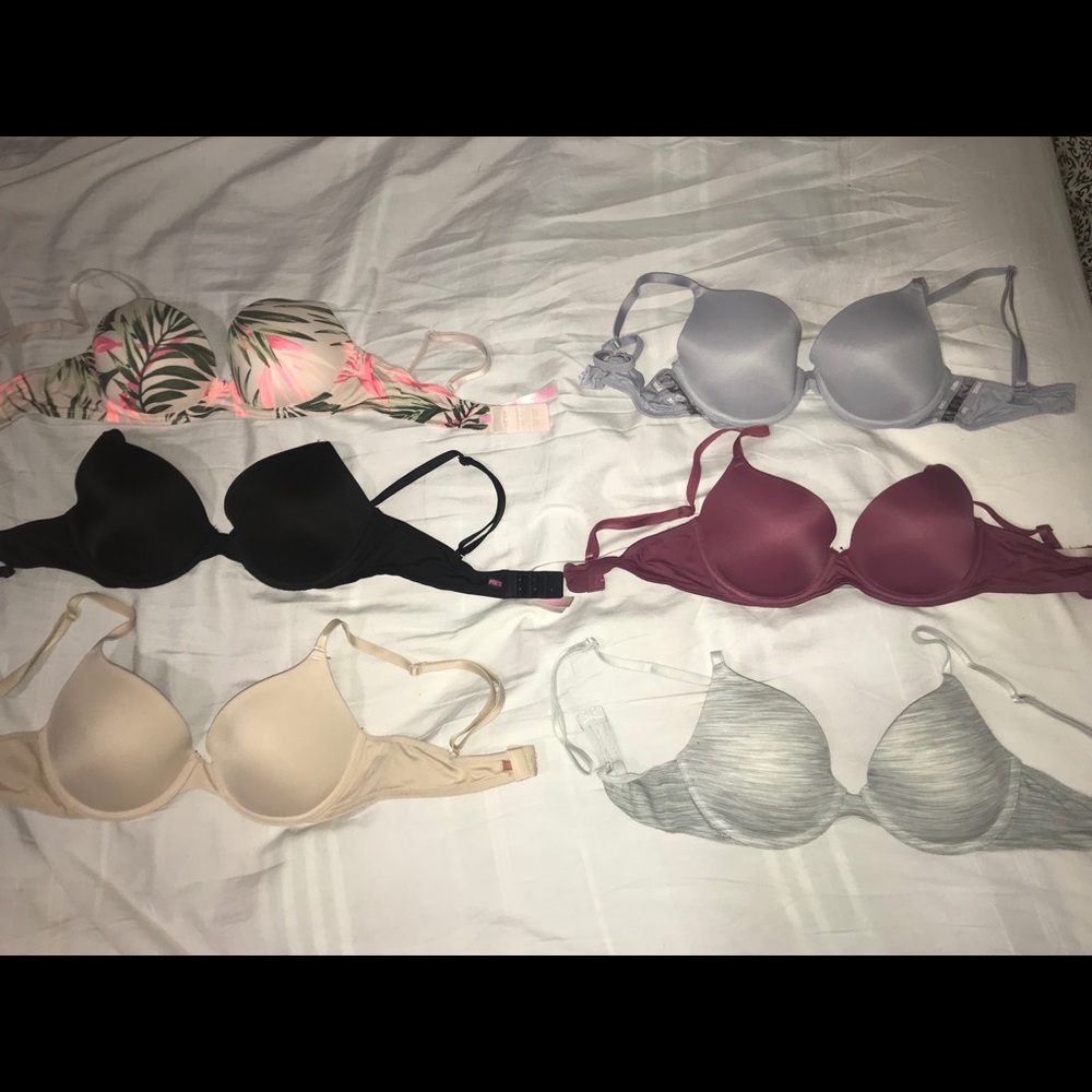 Wear everywhere tshirt lightly lined bras (pink)